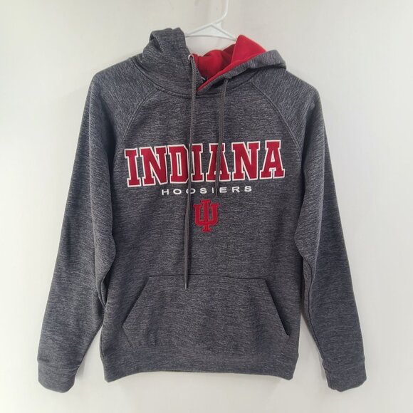 Colosseum Other - Colosseum Men's Indiana University Hooded Sweatshirt Pullover Gray Sz S Casual